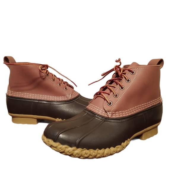NWOT L.L. Bean 6' Leather Water resistant Duck Boots
